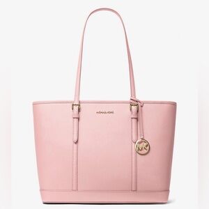 Michael Kors Powder Blush Jet Set Tote Bag
